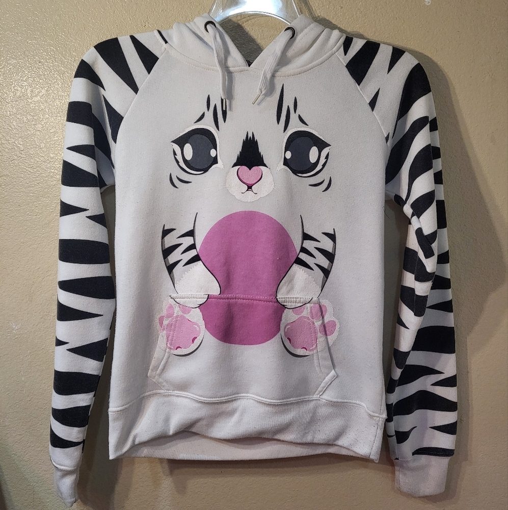White tiger hoodie